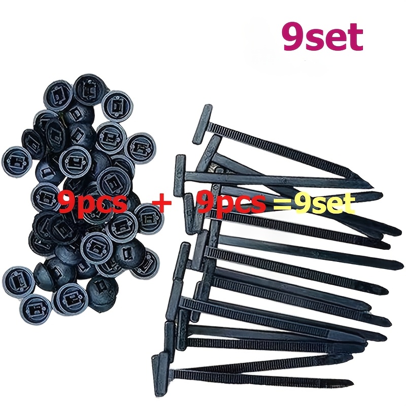 TEMU Upgraded Nylon Universal Cable Tie , Heavy Duty Self-locking Rivet Zip Ties, Multifunctional Cable Tie For Car , Home, Office, Garden, Workshop