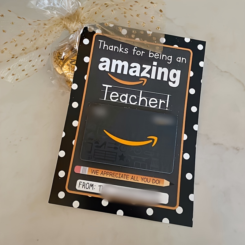 

Teacher Appreciation Gift Card Holder: Thank You For Being An Amazing Teacher!