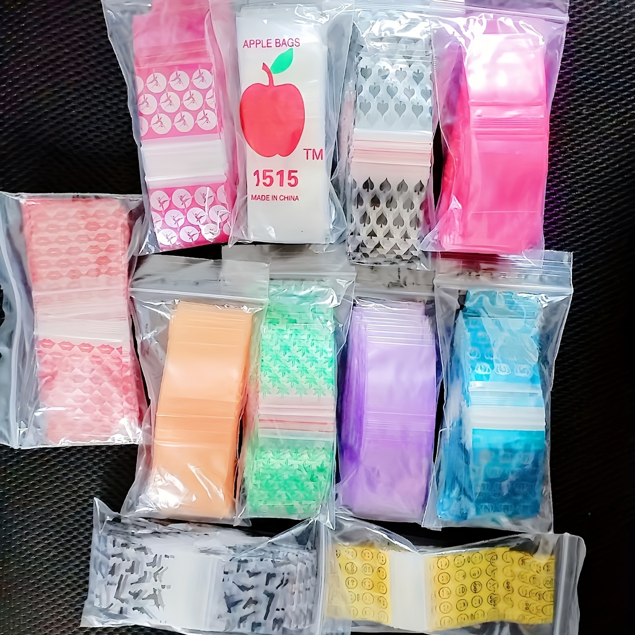 

1000pcs Assorted , Odor-resistant & Storage Pouches For Jewelry, Small Items, Kitchen Organization