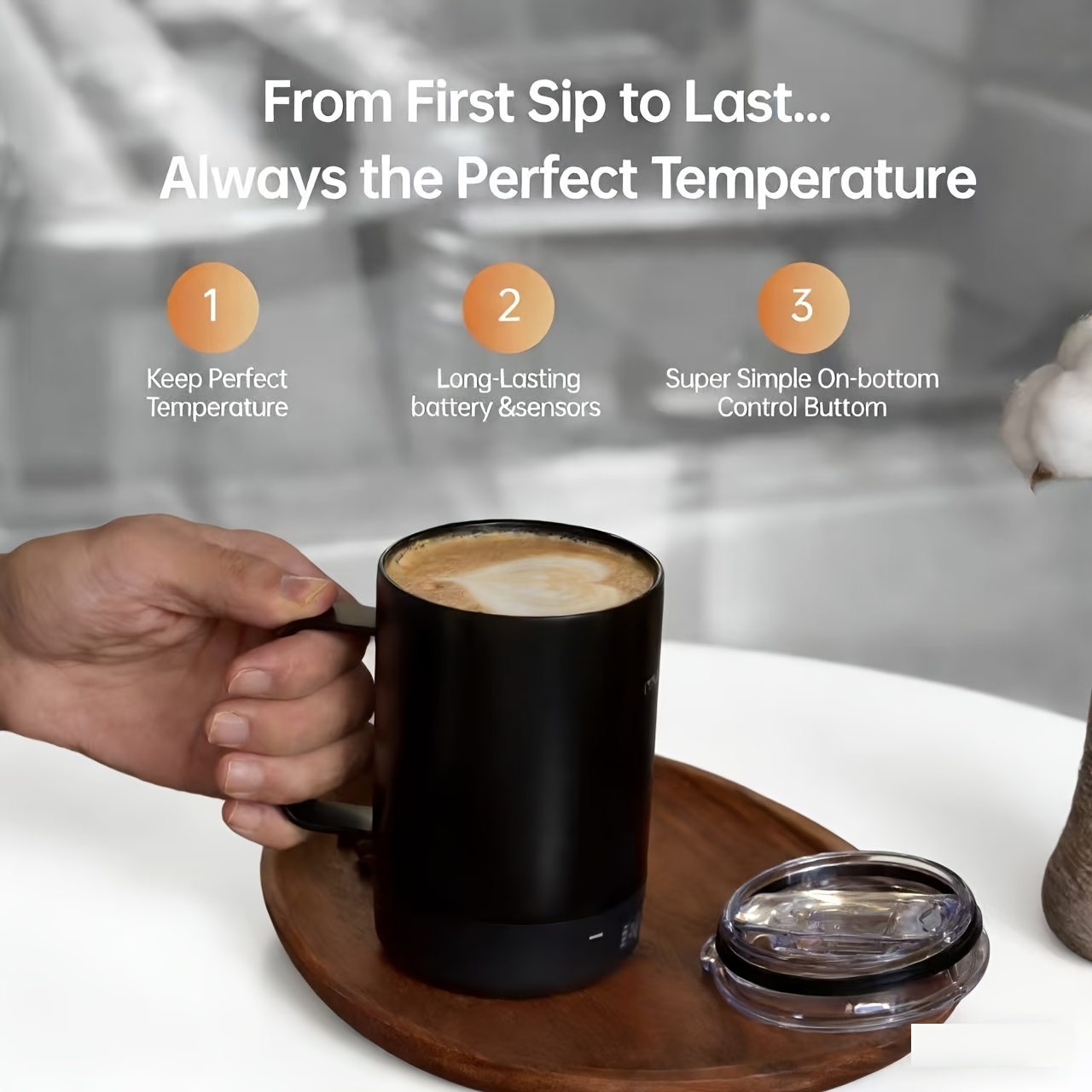 portable cup warmer sold on Temu United States