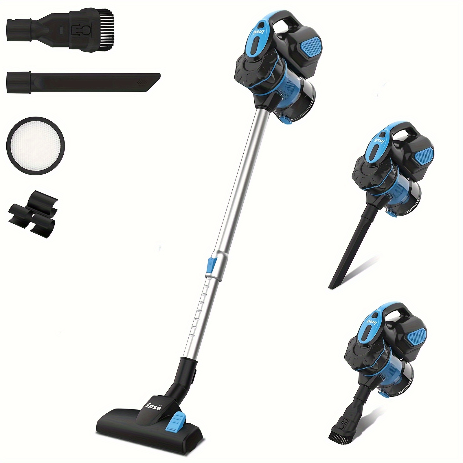 

Corded Stick Vacuum Cleaner, Corded Vacuum Cleaner With 600w Powerful Motor 18000pa Handheld Vacuum Cleaner For Home Pet Hair Hard Floor