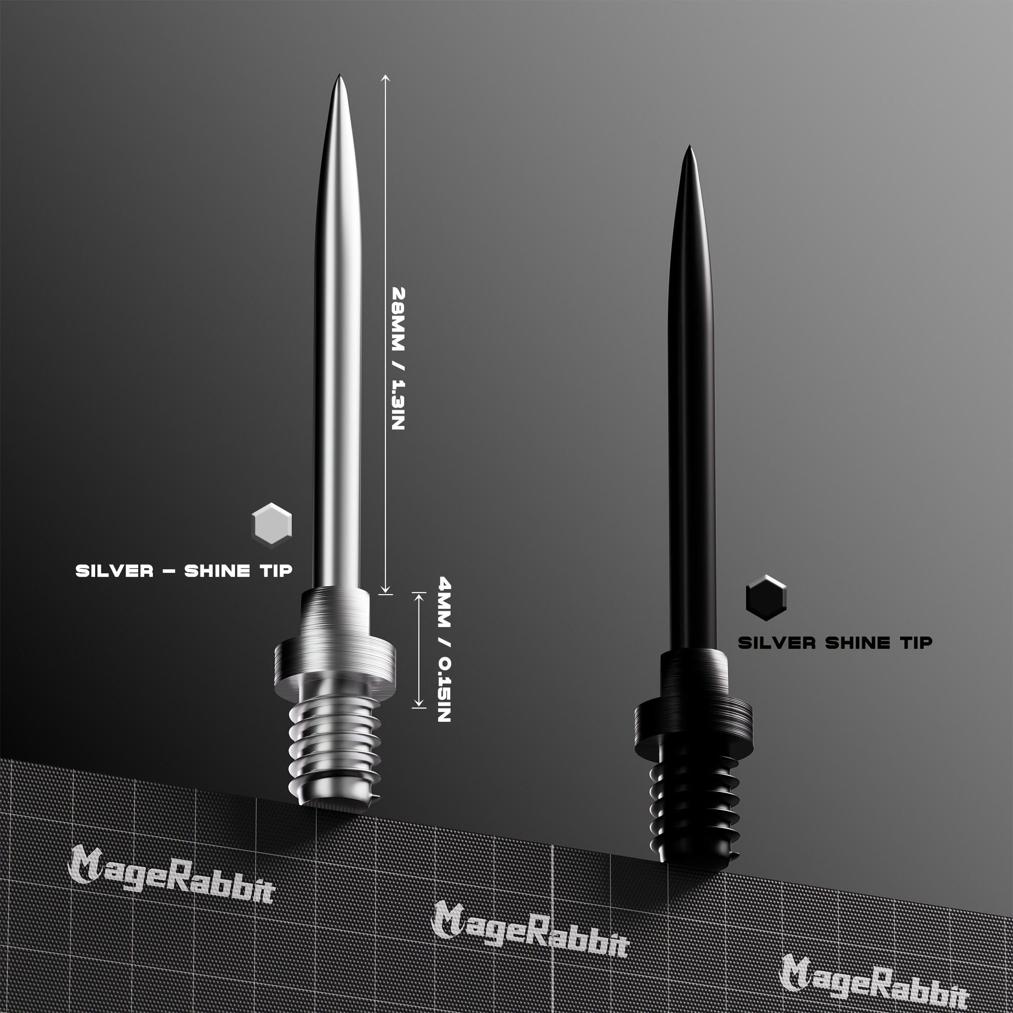 MageRabbit 12 Dart Normal Converter Point + 20 O-ringen Kit
