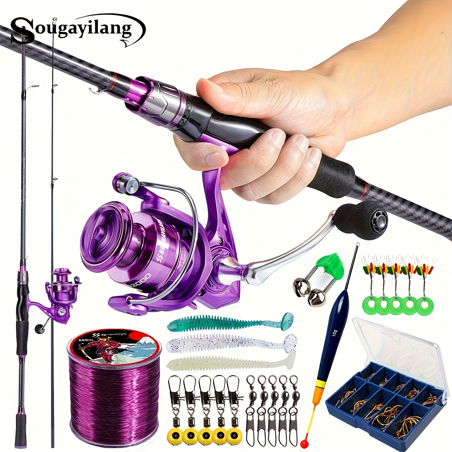 best ice fishing pole brands Rod Portable Ice Fishing Ultralight Spinning Ice Fishing Rod Jigging Pole Winter Ice Fishing Gear for Trout Bluegill Panfish Crappie Walleye : Sports & Outdoors color-tule-fish-dbl-willow-silver-silver aluminum spool Spinning Reel Model:SLAIV8500DX Ice Camping in Our