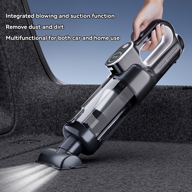 Suitu Car Vacuum Cleaner with Super Powerful Suction, Rechargeable Handheld Large Power Cordless Vacuum Suitable for Home and Auto Use