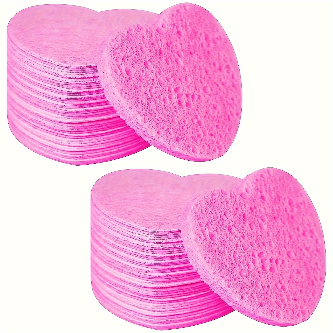 12 Pcs Facial Cleansing Sponges Facial Sponge Compressed - Temu Japan