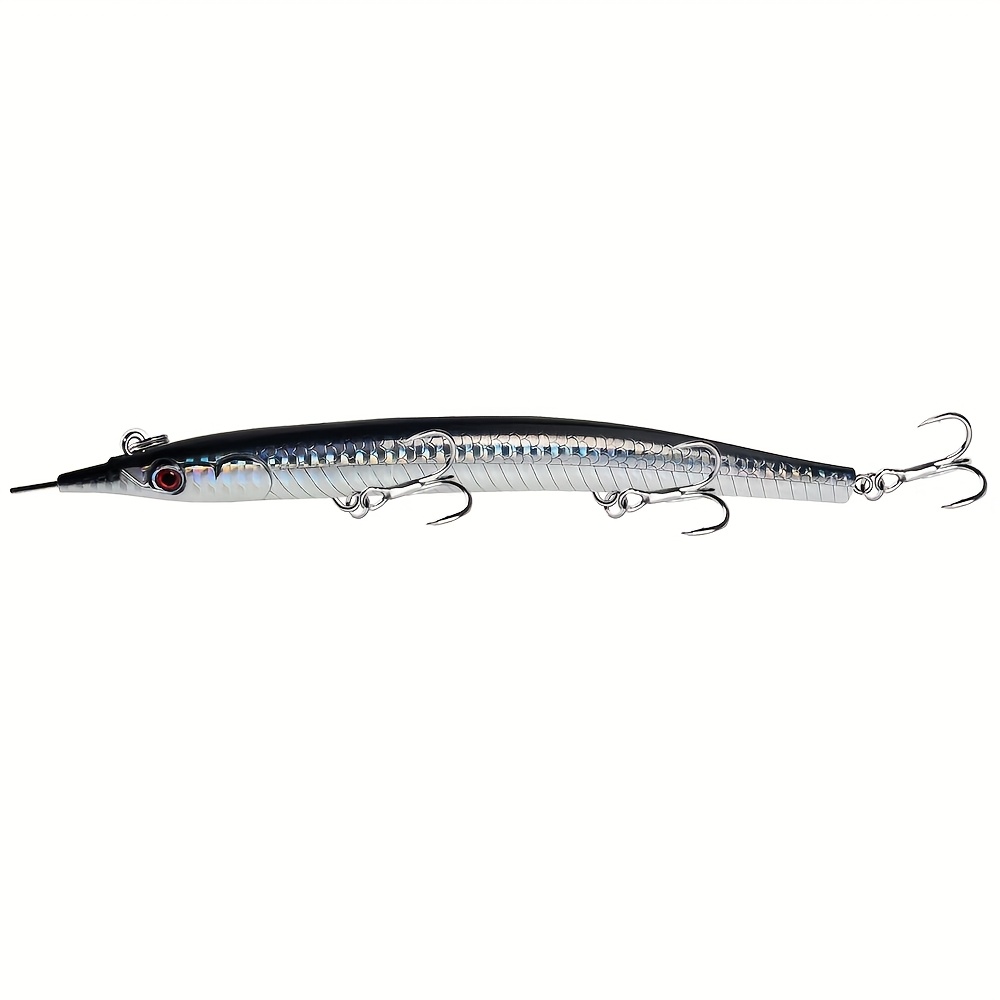 TEMU 1pc Premiere Of Sinking Pencil Bait - Ideal For Ocean Fishing, Long-range Casting And Realistic Tuna Simulation