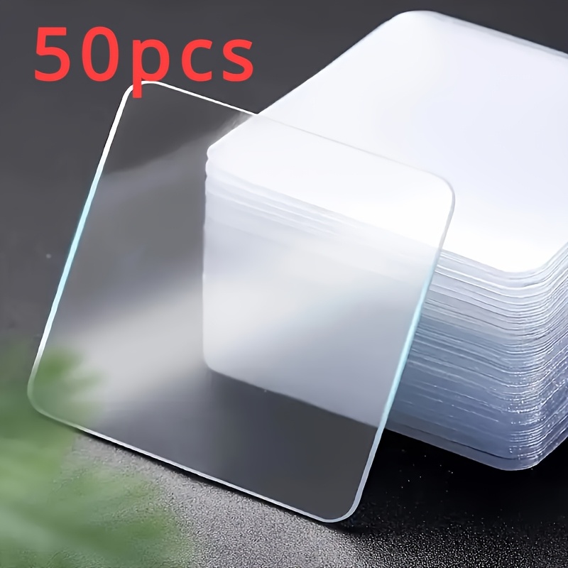 

50pcs Heavy Duty Nano Double-sided Tape - Strong, Traceless & Removable Adhesive Strips For Pictures, Carpets & More Sdhesive Strip Adhesive Dots