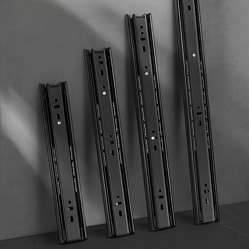 item picture the 2pcs silent drawer slide runs   and is ideal for use in filing cabinets trash cans kitchen drawers and wardrobe sliding systems