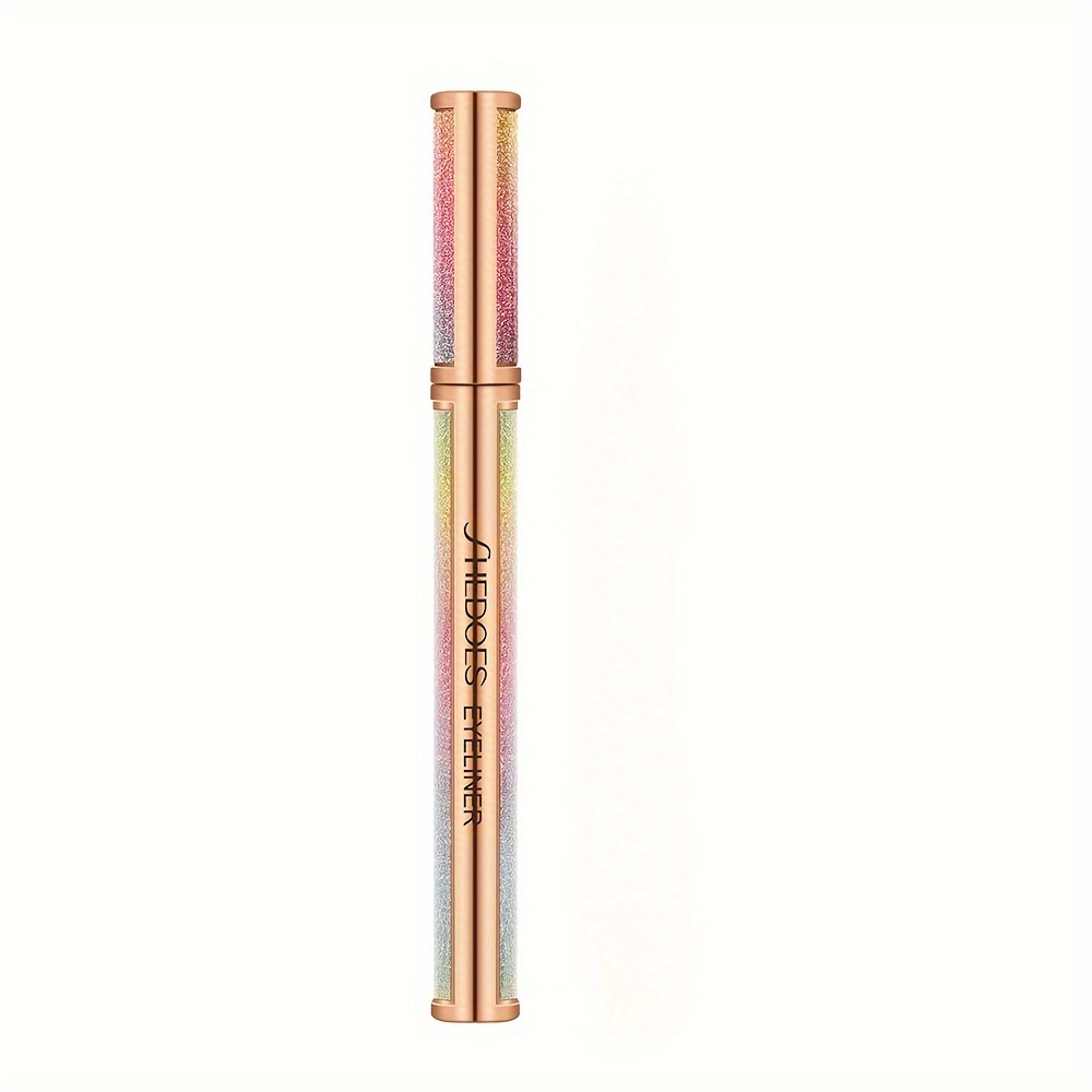 Image of Starry Sky Eyeliner, Waterproof, Quick-drying, , Black Eyeliner Liquid, Color Makeup