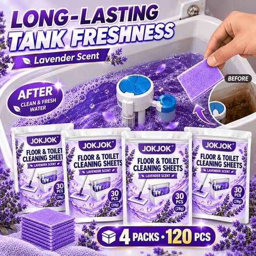 lavender scented toilet tank cleaning tablets household toilet tank cleaner for bathroom and home toilets daily cleaning care reduce everyday residue with floral scent