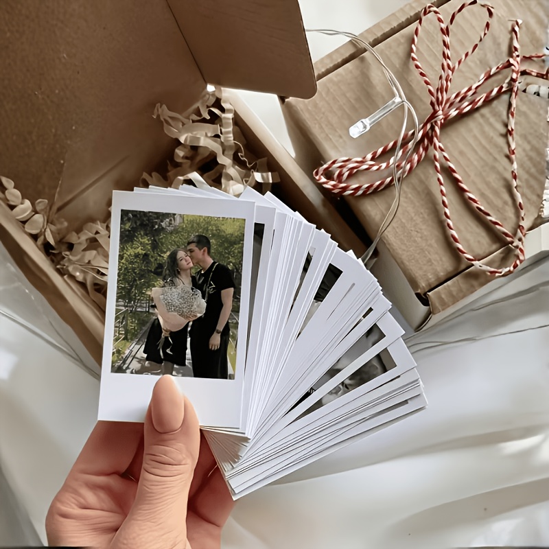TEMU fotográficas personalizadas, 3.5x5 pulgadas (20 piezas) para manualidades de San Valentín, Navidad, reuniones familiares, aniversarios, regalos