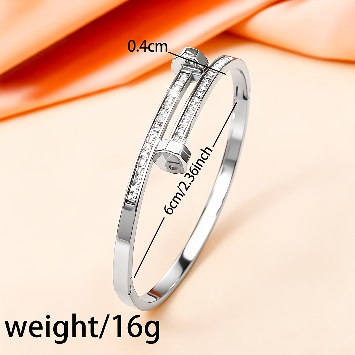 Random Stainless Steel Stackable Bracelet, Waterproof Design
