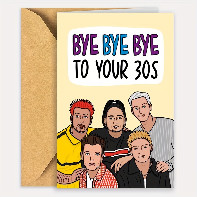 

90's/00's Style 40th Birthday Card - Funny & Nostalgic Millennium-themed Greeting For Friend, Unisex Happy Fortieth Novelty Card With Envelope, Ideal For Christmas & Thanksgiving Gifting