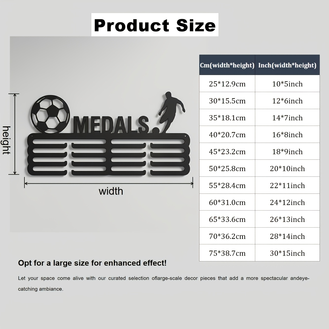 TEMU Personalized And Customizable Football Medal Stand That Can Hold Various Ribbon Medals And Engrave Team Name//name And Other Text - Same Style