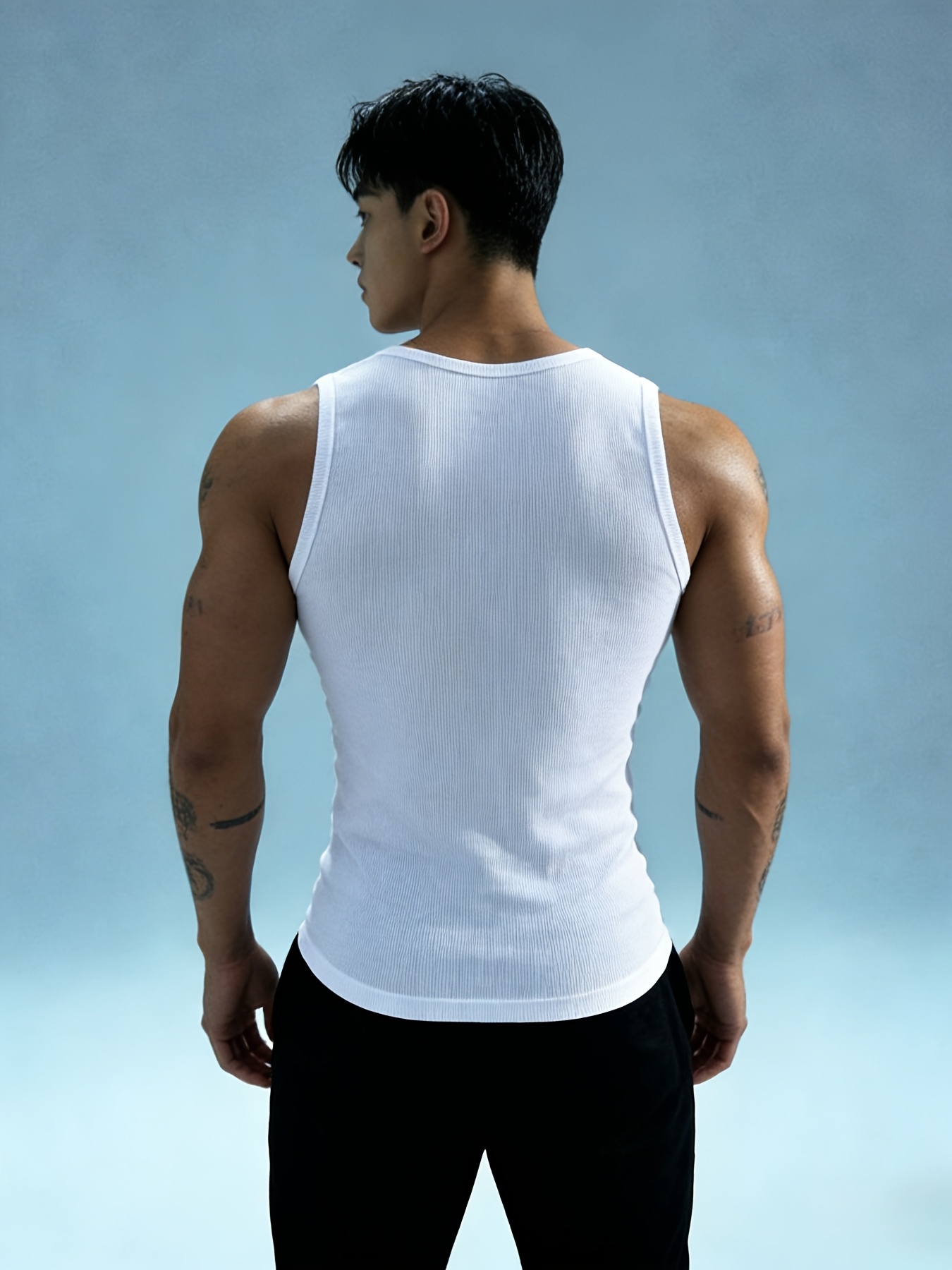   mei obm quick   fit ribbed top mens   wear breathable moisture wicking sweatshirt