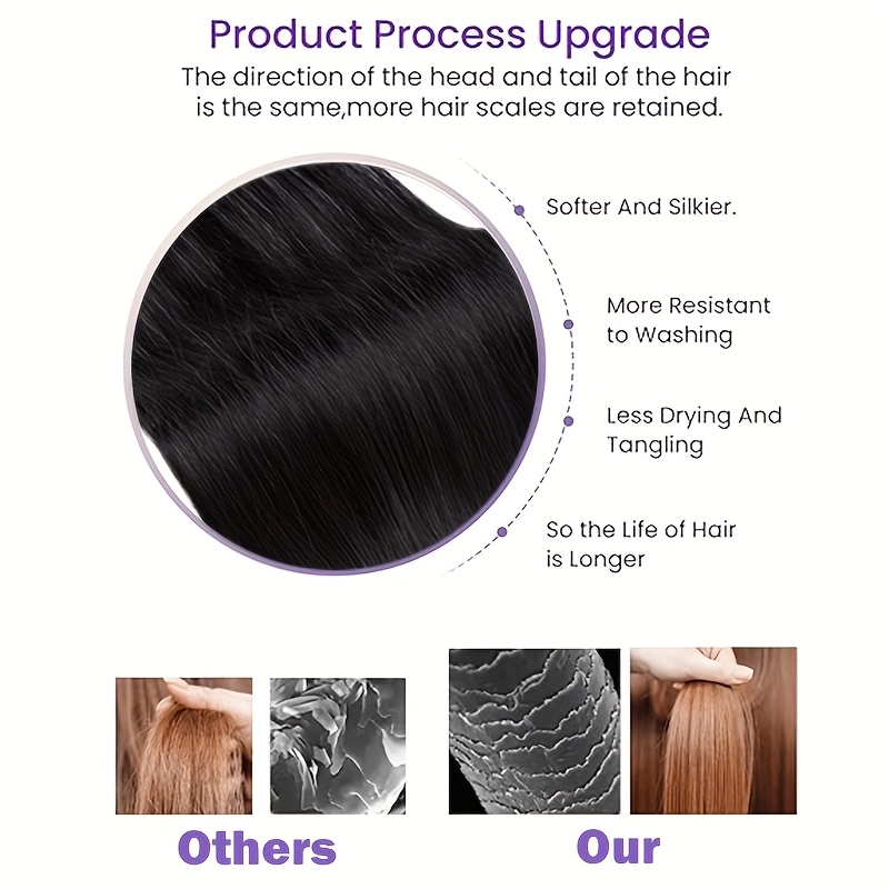 10pcs 1 pack straight real human hair tape in extensions straight smooth hair extensions 16 24 natural popular blonde color human hair extneisons for women versatile use for   party brithday fesitival to add volumn and length details 5