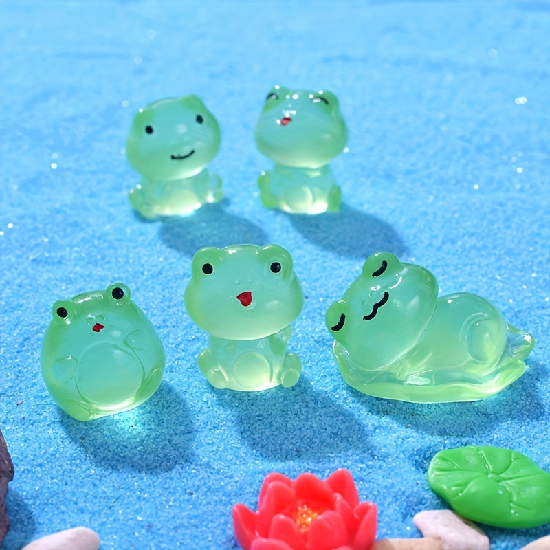 Mini Resin Frogs Bulk Miniature Dollhouse Resin Ornaments 30Pcs