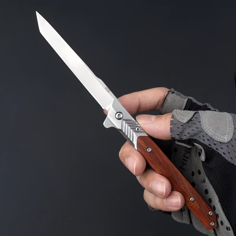 

1pc, Mini Knife Folding Outdoor Knife Delivery Tool Art Knife Magic Pen Survival Knife Stainless Steel Multi Knife, Fruit Knife, Carved Knife, Utility Knife, Gift For Men