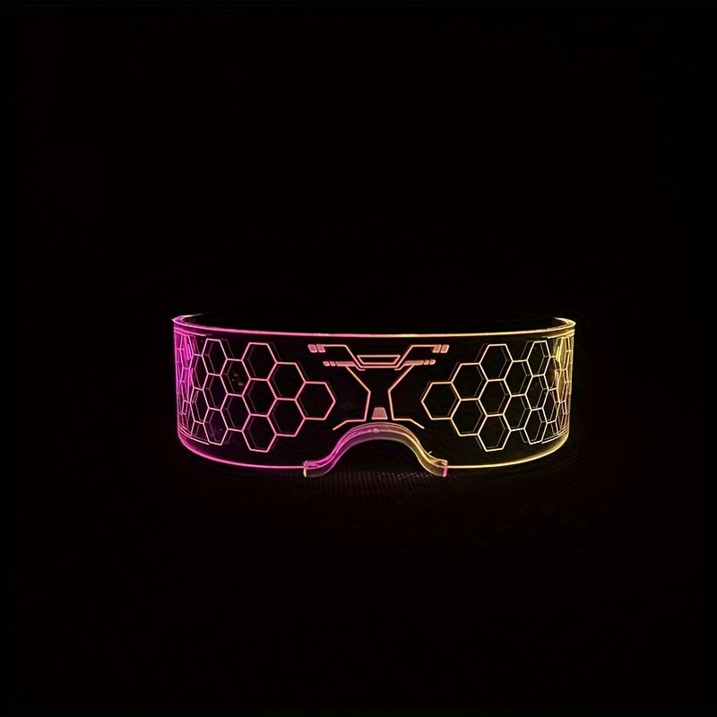 Cyberpunk Led Glasses Wireless Diy Image Dj Glasses Bar Club Rave Party  Supply Ideal Choice Gift - Toys & Games - Temu