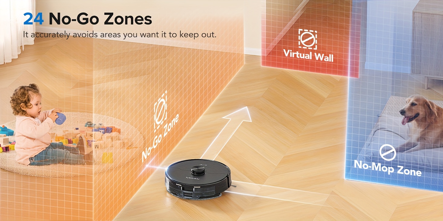 Die Lubluelu L15 MAX Saugroboter und Wischmopp ist eine verbesserte Version der L15 Plus, mit einer 3-in-1-Funktion zum Kehren, Saugen und Wischen. Sie wird mit einer selbstentleernden Station geliefert, die bis zu 3 Liter Fassungsvermögen für 70 Tage hat.