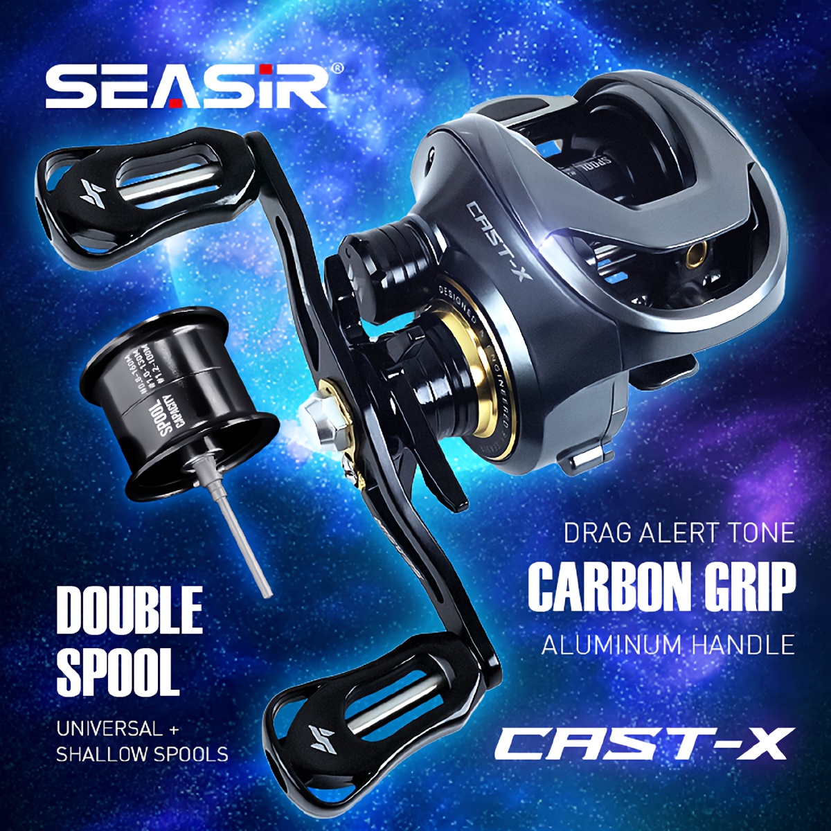7.3 : 1 High Speed Gear Ratio Carbon Grip Mico Fishing Reel - Temu