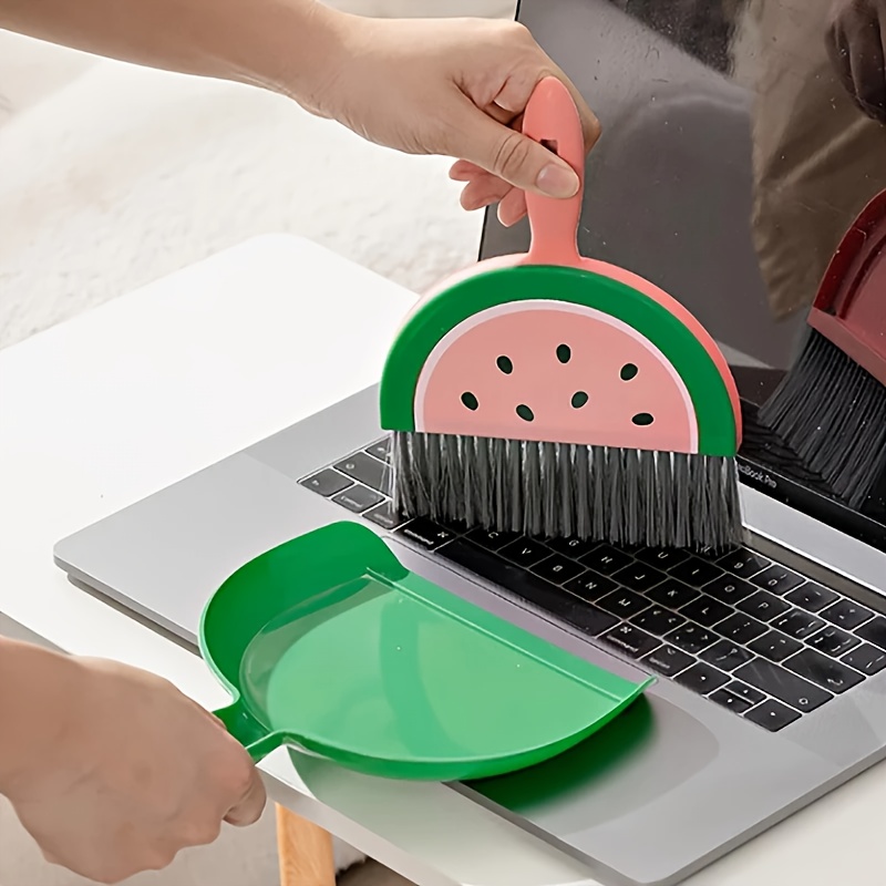 1set small dustpan and broom combination suitable for cleaning sofas tables and small spaces Product details 1