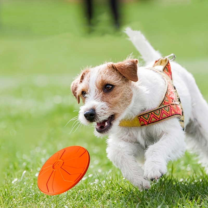 

Durable Silicone Pet Toy For Interactive Dog Training, Practice Flying Saucer