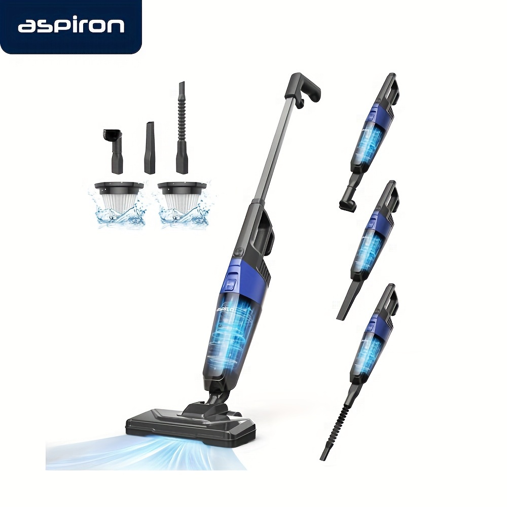 

5-in-1 Lightweight Corded Upright And Handheld Multi-surface Vacuum, 16/32ft Cable As-ca025 10m