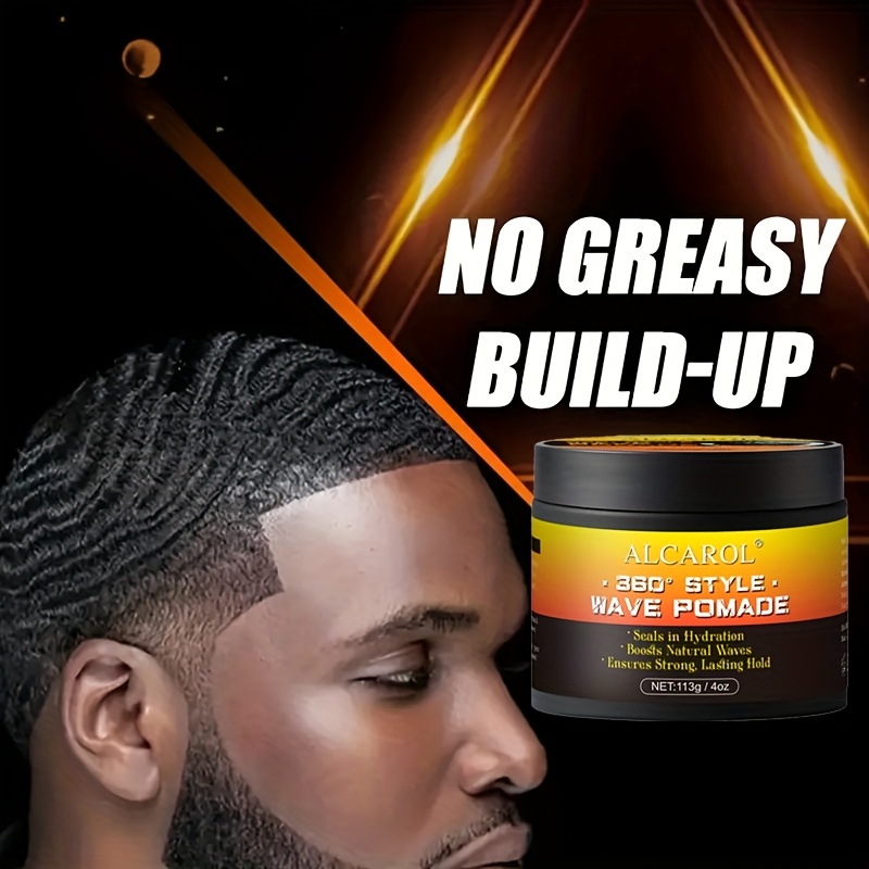 Men'S Wave Pomade 360 Wave Hair Instant Styling