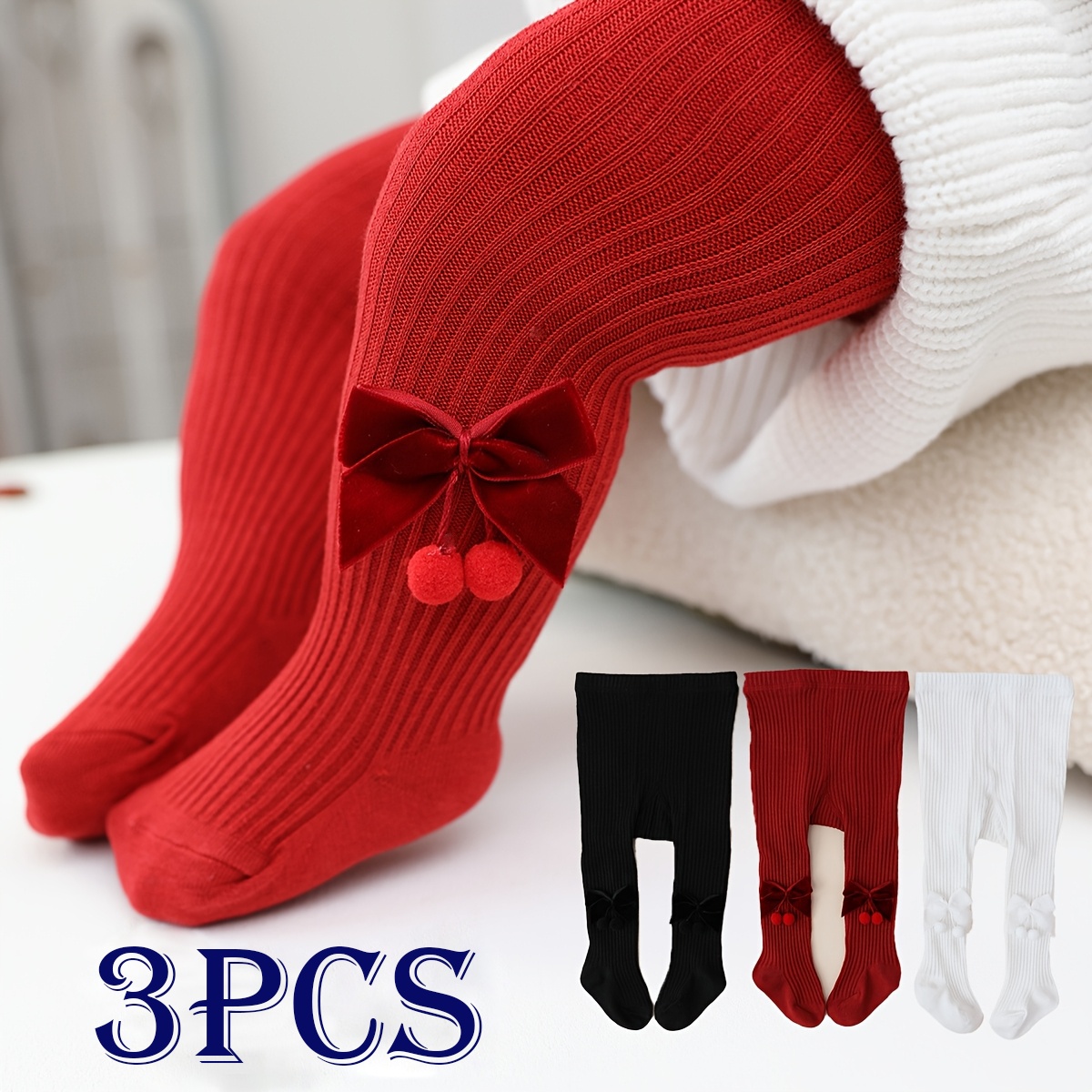 pack leggings bambine leggings rossi celebrazione 100 Temu Italy