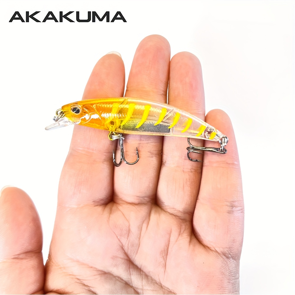 アカクマ 8個セット マルチカラー シンキングミノー釣りルアー 6.7cm