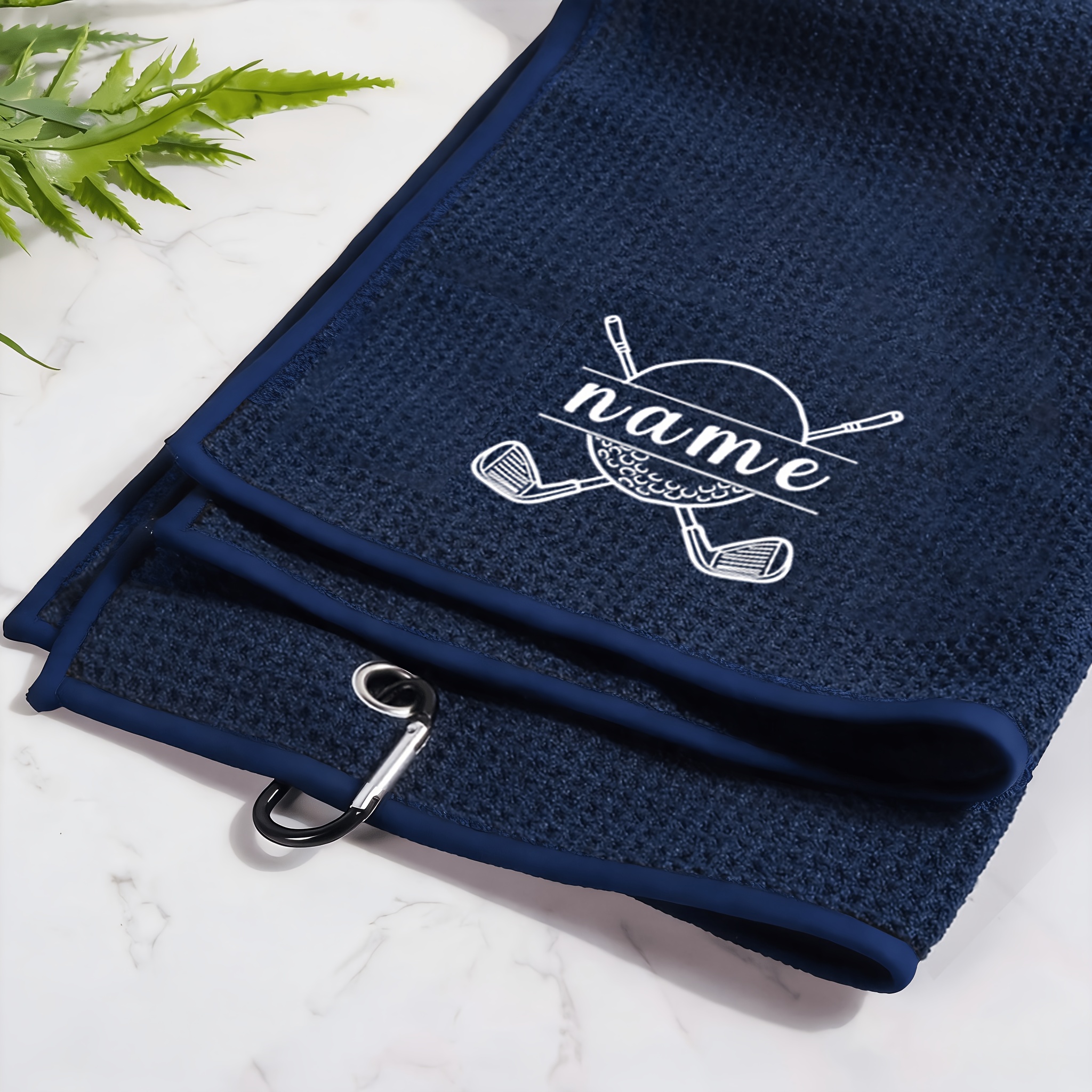 TEMU Customizable Names Or Words Are Available. The Golf Towels Come In Multiple Colors. Feature High-quality Quick-drying And Durable Golf Elements,