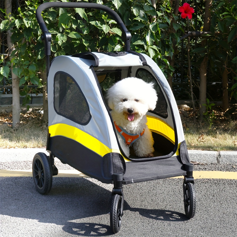 oversized pet stroller jogging travel foldable - Temu