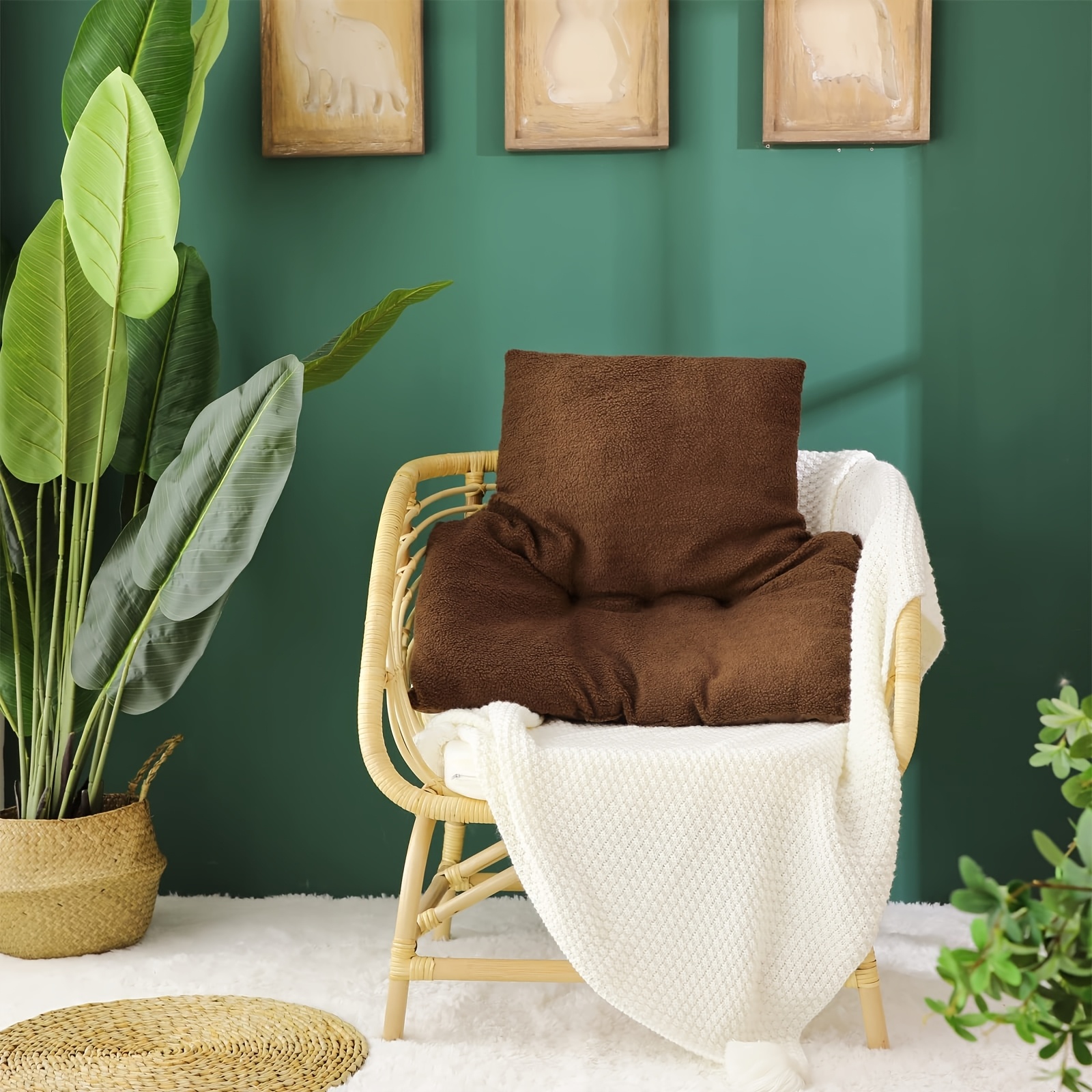 backrest pillow suitable for recliner lumbar support   fluffy back pad waist pillows reading pillow corner pillow bay window cushion office backrest lumbar pillow for long   sitting suitable for chairs recliners sofas and beds Product details 2
