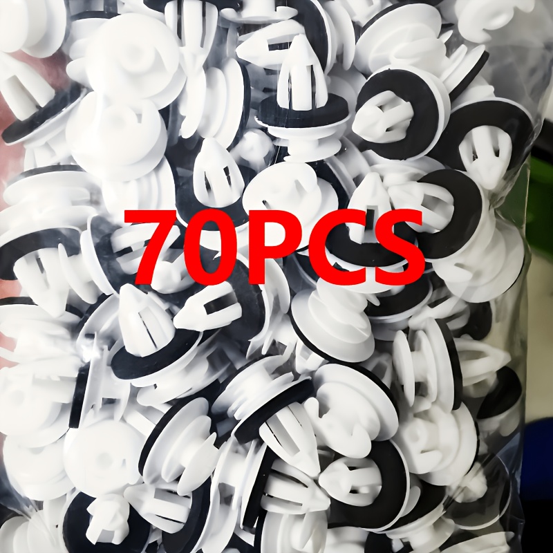 TEMU 70/140pcs Car Clips, Automotive Fasteners Compatible With For Vehicles, Secure Interior Trims, Door Casings, And Wheel Liners, Handy Replacement