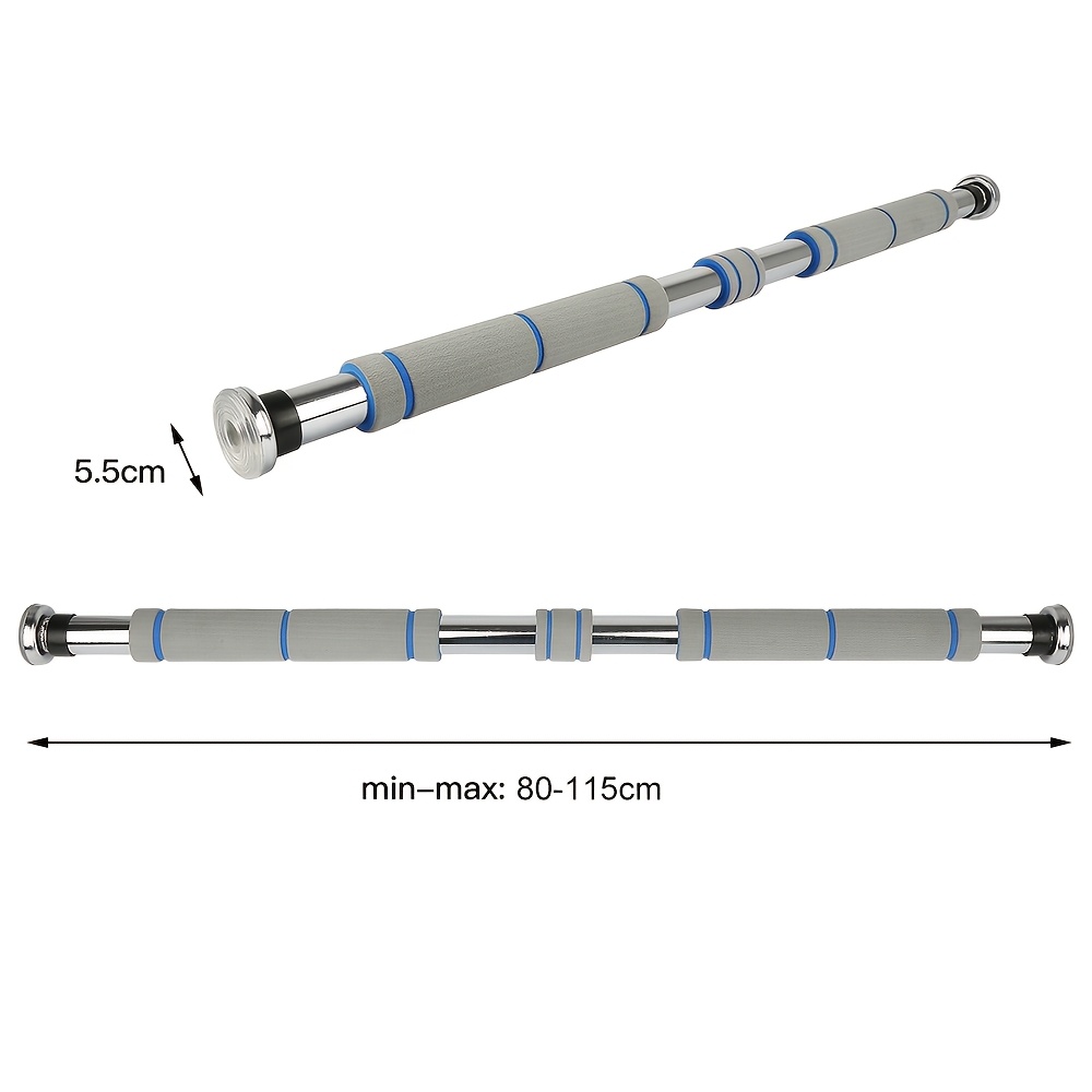 Door Frame Pull-up Bar Chin Up Bar Upper Body Workout 80-115cm Adjustable Pull-up Bars Without Screw, Strength Training Chin Up Bar For Home Gym Upper Body Workout