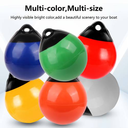 2packs ship mooring buoy inflatable round buoy marine inflatable boat fender set ship docking buffer docking fishing marker buoy boat buoys boat must have pontoon bumpers pvc fender marine
