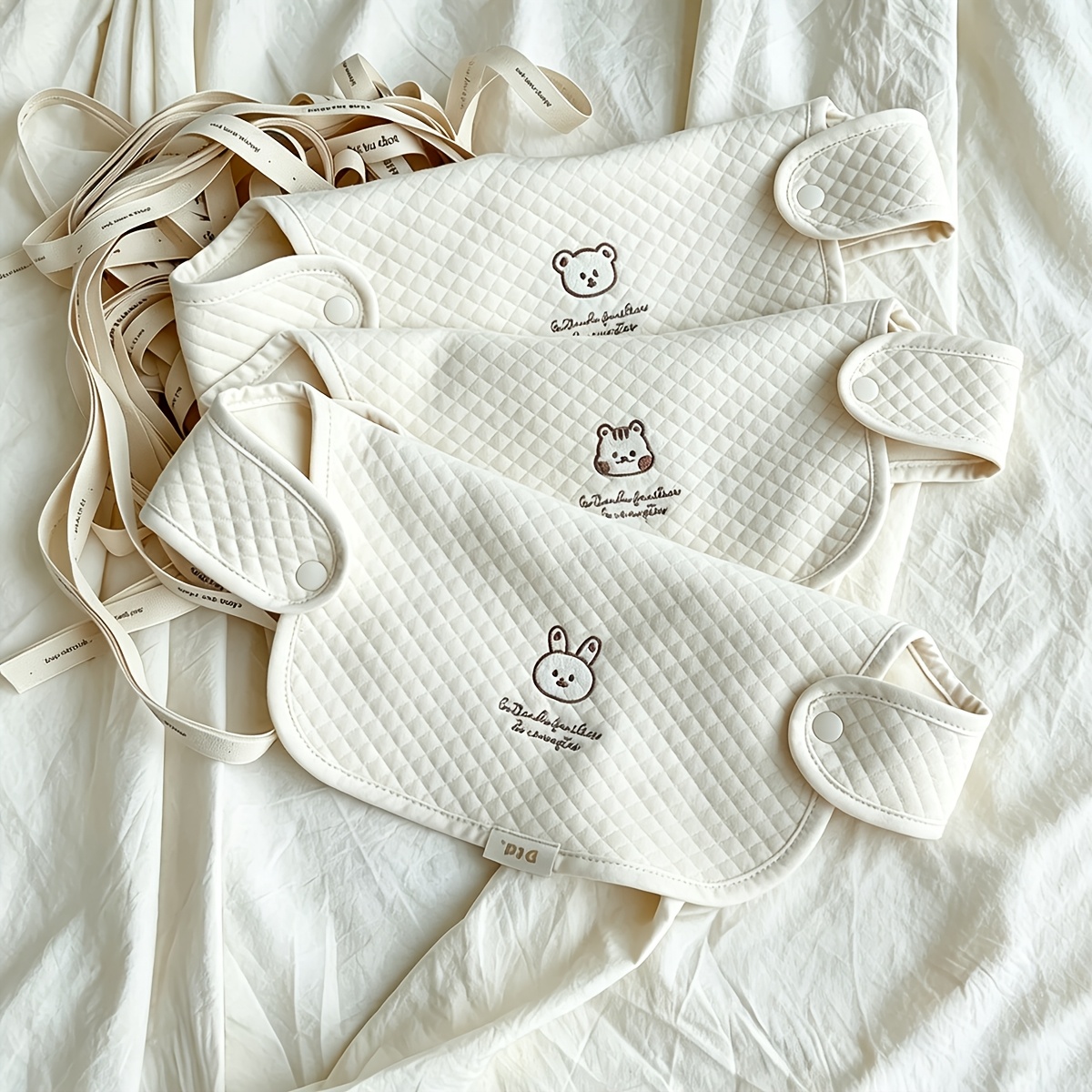 Conjunto de 3 Peças de Babador Tipo Estilingue para Bebê 6