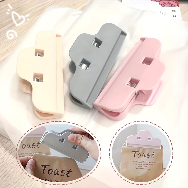 9pcs Kitchen Chip Sealing Clips Food Food Sealer Home Plastic Snack Bag Sealing Clips