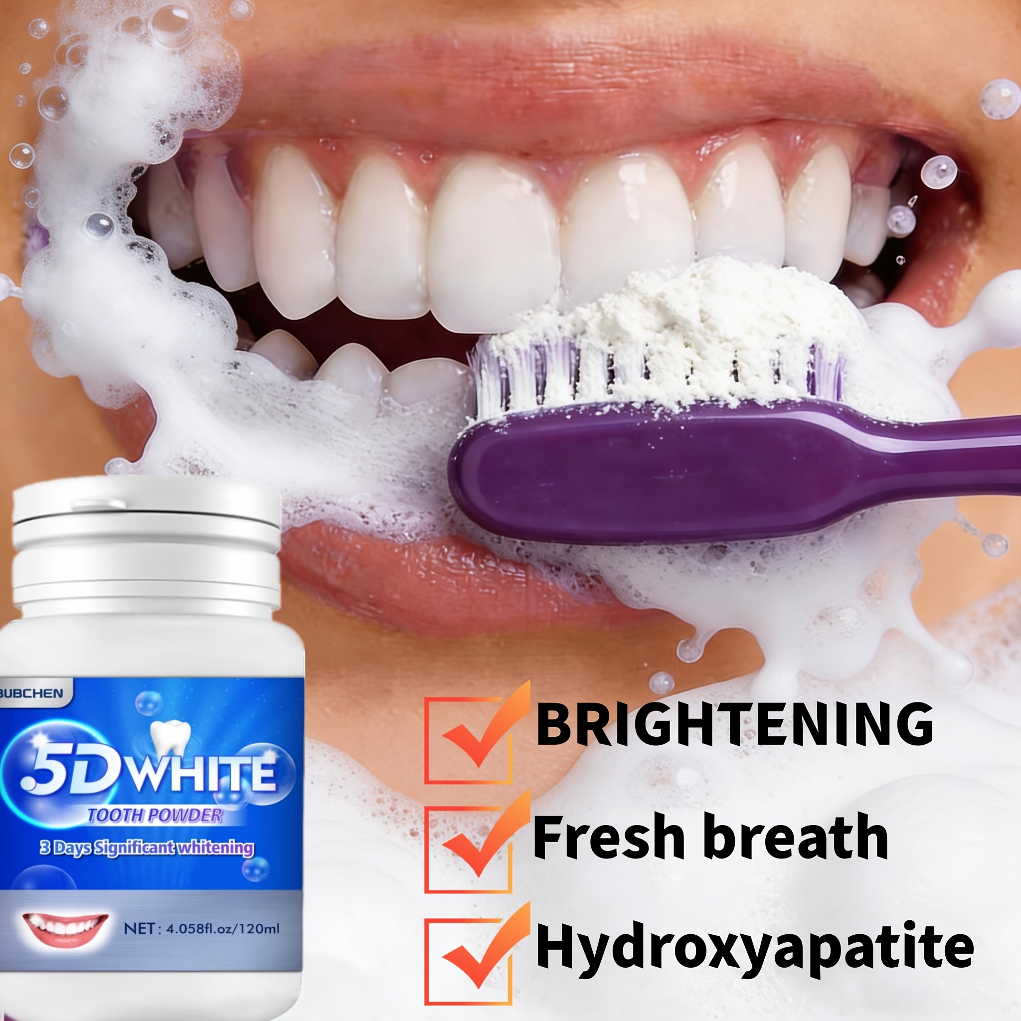 120ML Magic Natural Teeth Powder for Oral Hygiene