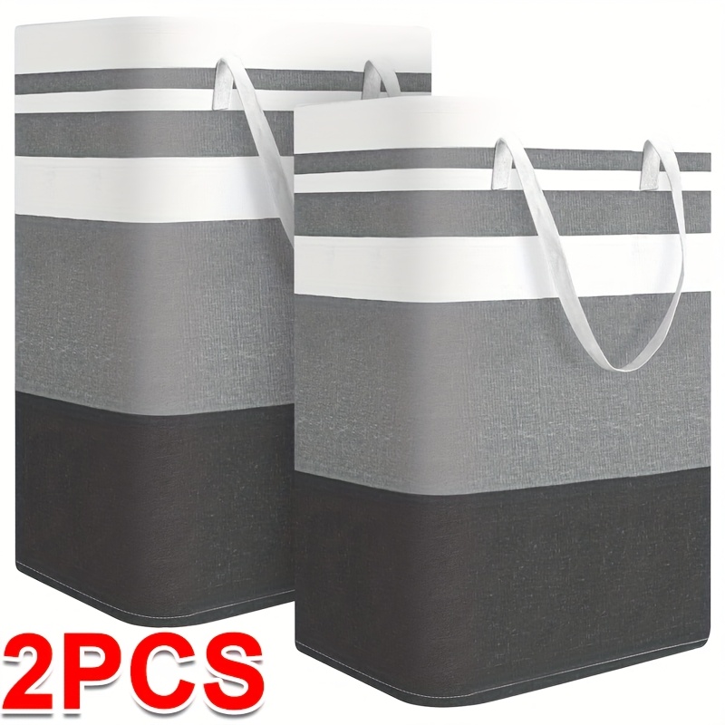 2 x 75l laundry basket washing clothes folding hamper bag storage bin handle laundry basket with cover extra large foldable laundry basket basket for laundry vintage dirty laundry basket laundry basket with lid clothes storage