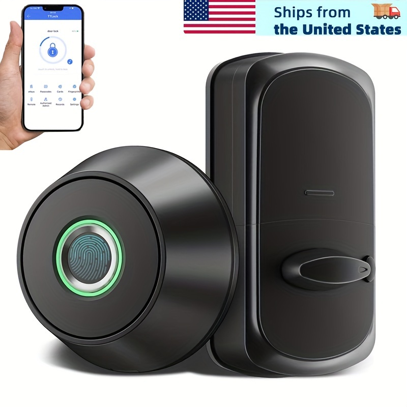 

Deadbolt Lock With App , Entry Door Lock For Front Door Or Back, , Lock, -odf01t