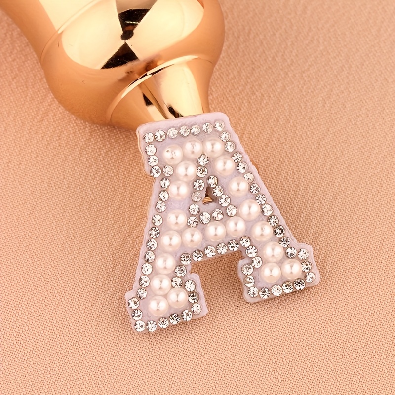TEMU A-z 10pcs Fashion Minimalist 26 English Lowercase Letter Patches With Double-sided Adhesive Backing, Exquisite Diy Craft Accessories, Suitable