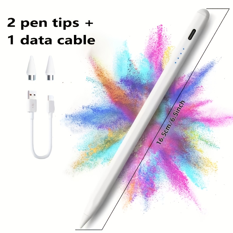 E-shop Universal Touch Pen, USB Wiederaufladbar, Langlebiger Akku, Hochpräziser Stift, Geeignet für iPad, iPhone, Galaxy, Kindle und alle universellen