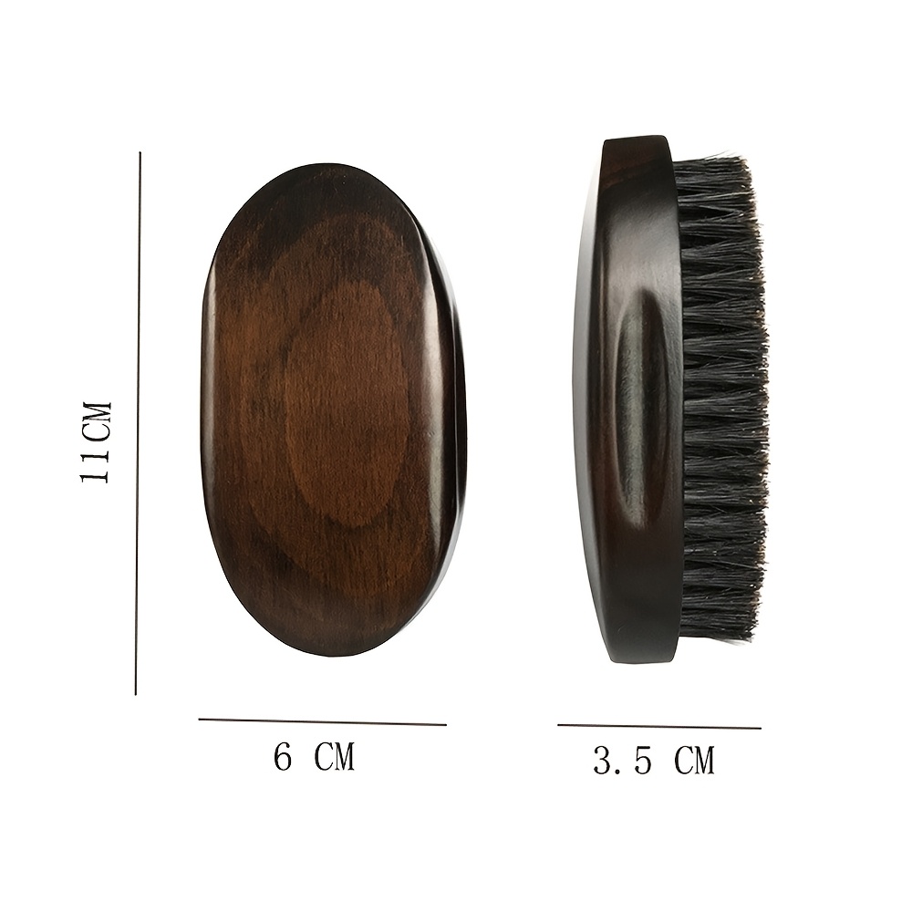 de Cuidado de Barba de Calidad BARBER - Cepillo Premium de Madera con Cerdas, Herramienta de Aseo Profesional y…: retailer-supplied image