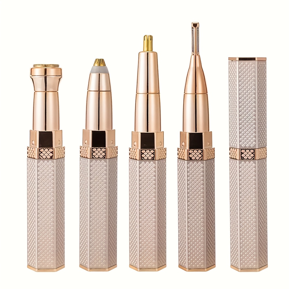 TEMU Rechargeable Hair Trimmer - Multi-functional Body Groomer For Face/nose/bikini Line, Personal Care Kit