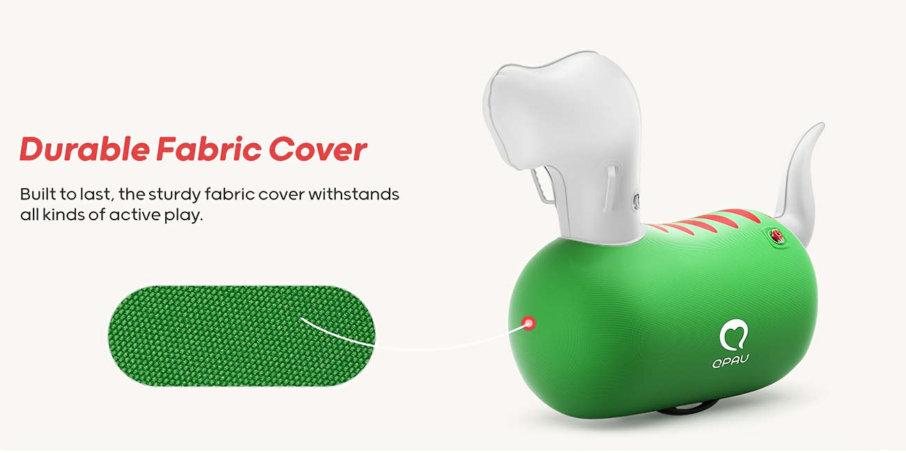 QPAU 2pcs Inflatable Bouncy Dinosaur Toys With Hand Pump, Heavy Duty Giant Bouncy Pal, Ride On Bouncy Animal Hopper Toy, Indoor Outdoor Hopping Horse For Kids Girls Boys Ages 5-14, Mother'S Day Gift