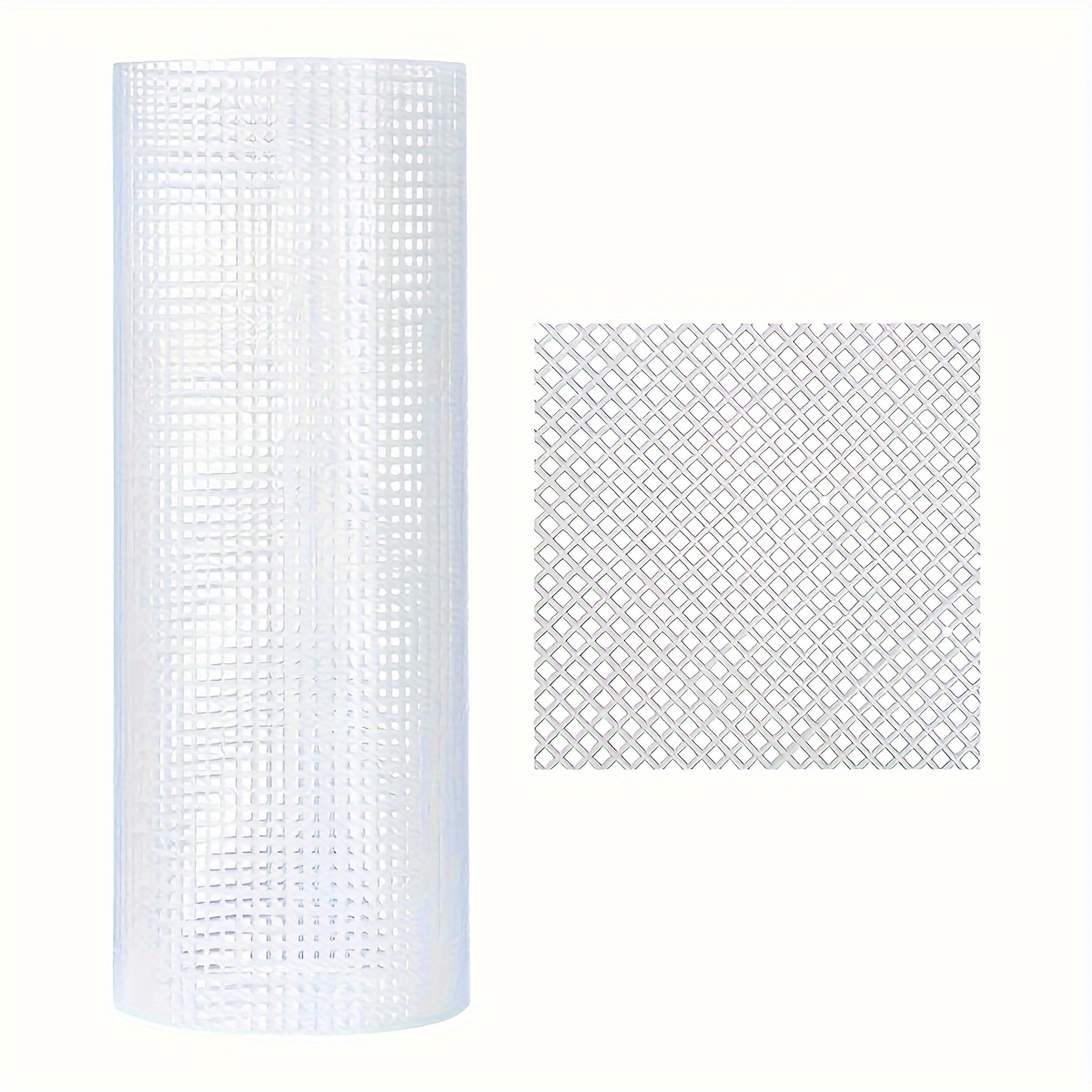 Plastic Mesh Cloth For Bag Rug Thread Hook Craft Supplies Handcraft Latch Hook Bags Made Plastic Grid Hook Crafts Additions