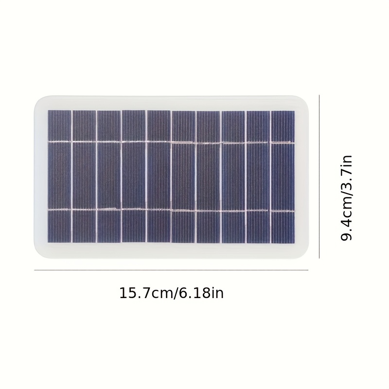 portable usb solar panel charger with led indicator compact multi function outdoor power supply for travel camping emergencies ideal for devices flashlights fans more high   charger emergency charger   durable solar panel solar phone charger Product details 4