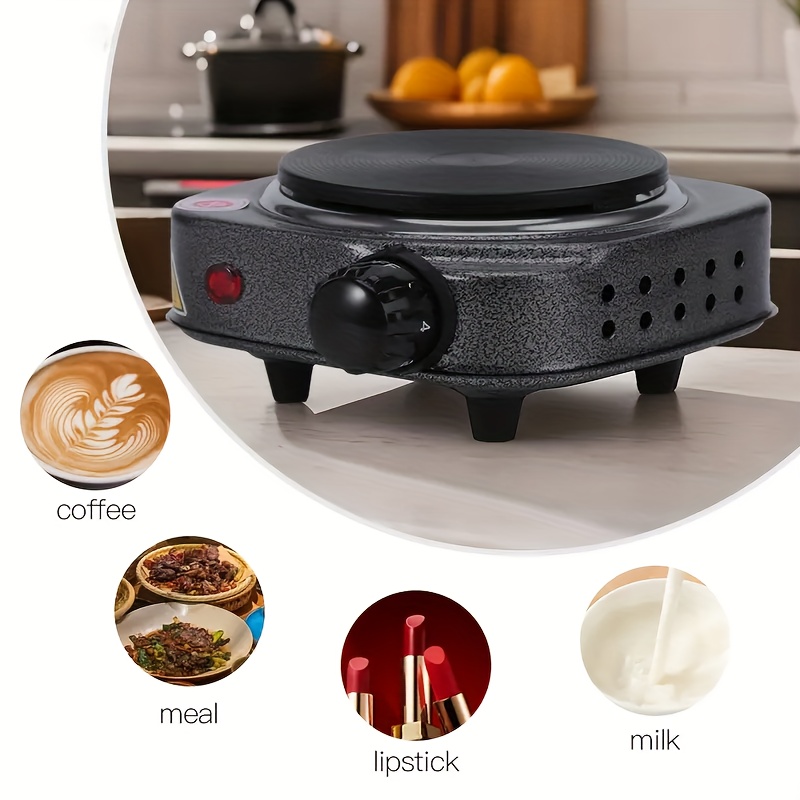 [Portable Electric Stove] Compact Portable Mini Electric Stove for Home Use | Coffee Maker for Brewing Moka Pot, Outdoor Camping Coffee Burner
